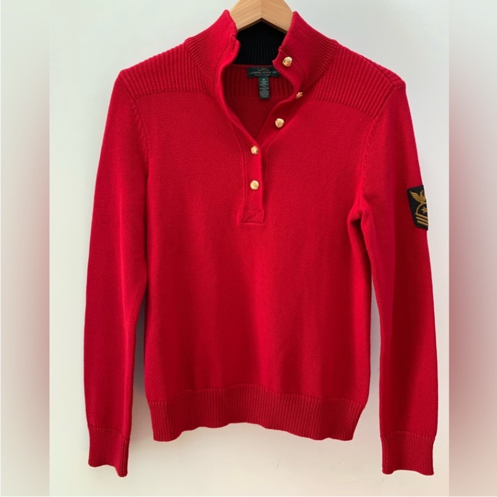 Ralph Lauren red blouse